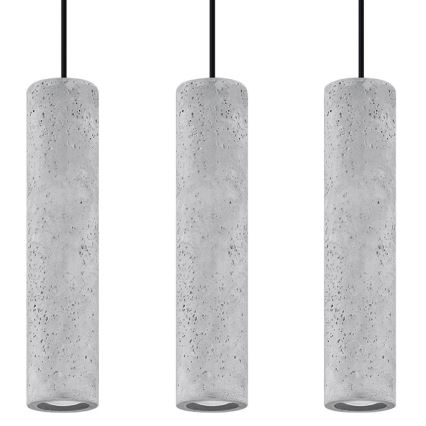 Lampadario a sospensione con filo LUVO 3xGU10/40W/230V