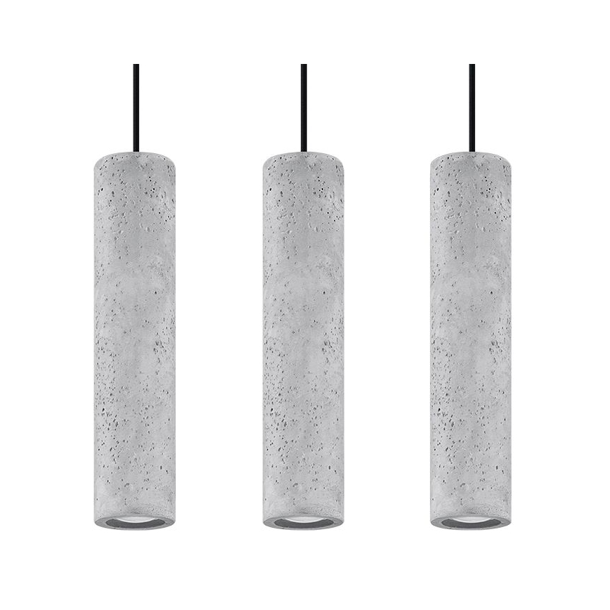 Lampadario a sospensione con filo LUVO 3xGU10/40W/230V