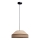 Lampadario a sospensione con filo MANISO 1xE27/60W/230V diametro 45 cm beige