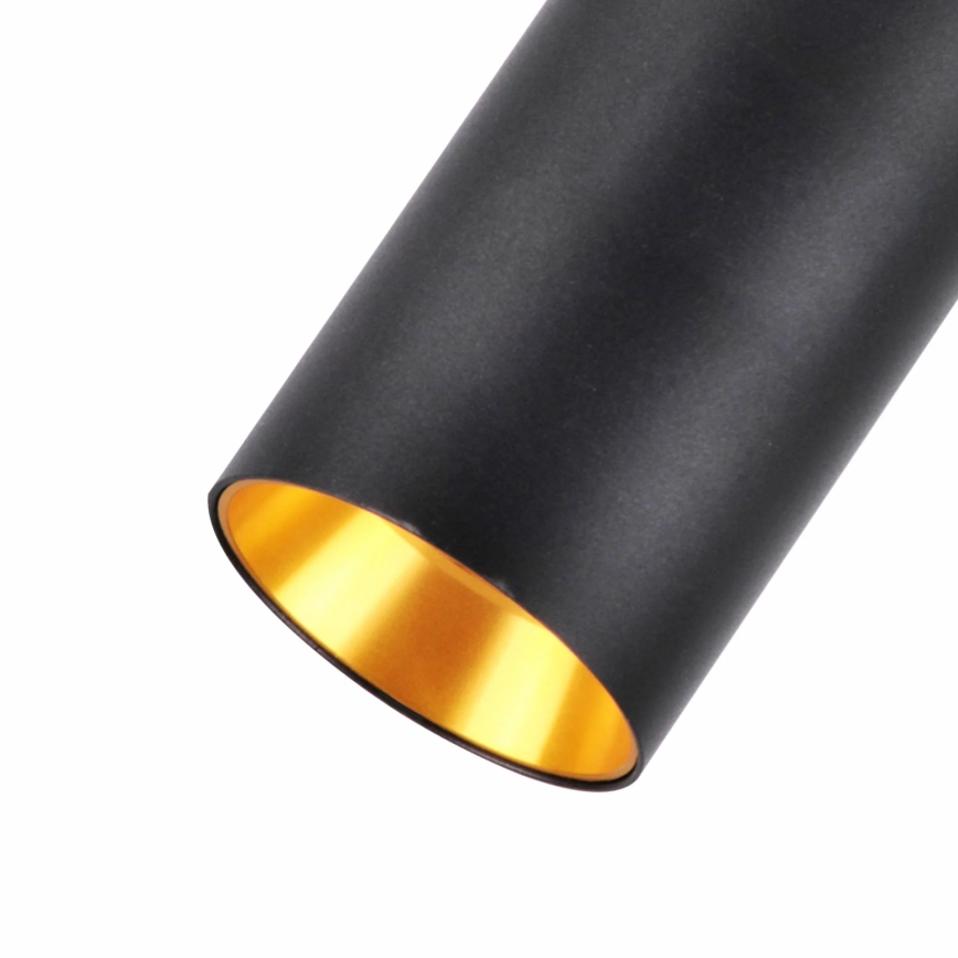 Lampadario a sospensione con filo MARIBEL 4xGU10/10W/230V nero