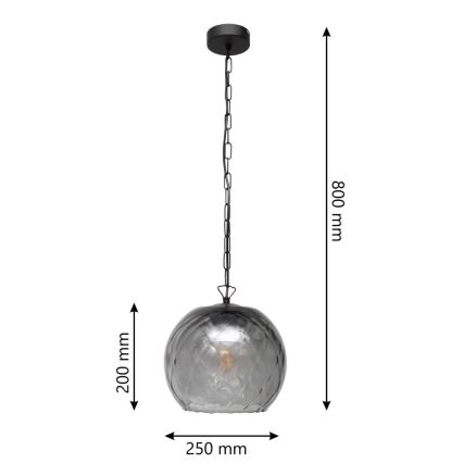 Lampadario a sospensione con filo MARILLA 1xE27/15W/230V