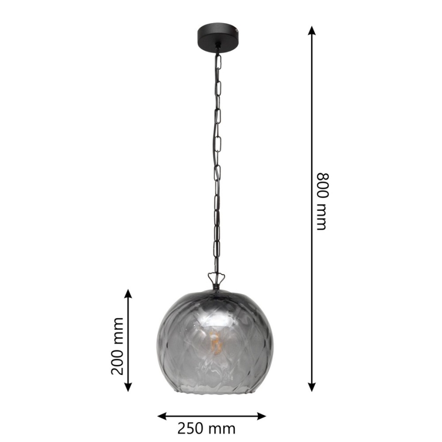 Lampadario a sospensione con filo MARILLA 1xE27/15W/230V