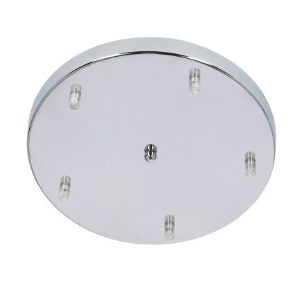 Lampadario a sospensione con filo MARINA 5xE27/60W/230V cromo