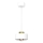 Lampadario a sospensione con filo MARTI 1xE27/15W/230V bianco/oro