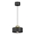 Lampadario a sospensione con filo MARTI 1xE27/15W/230V nero/oro