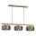 Lampadario a sospensione con filo MARTI 3xE27/15W/230V ottone/oro