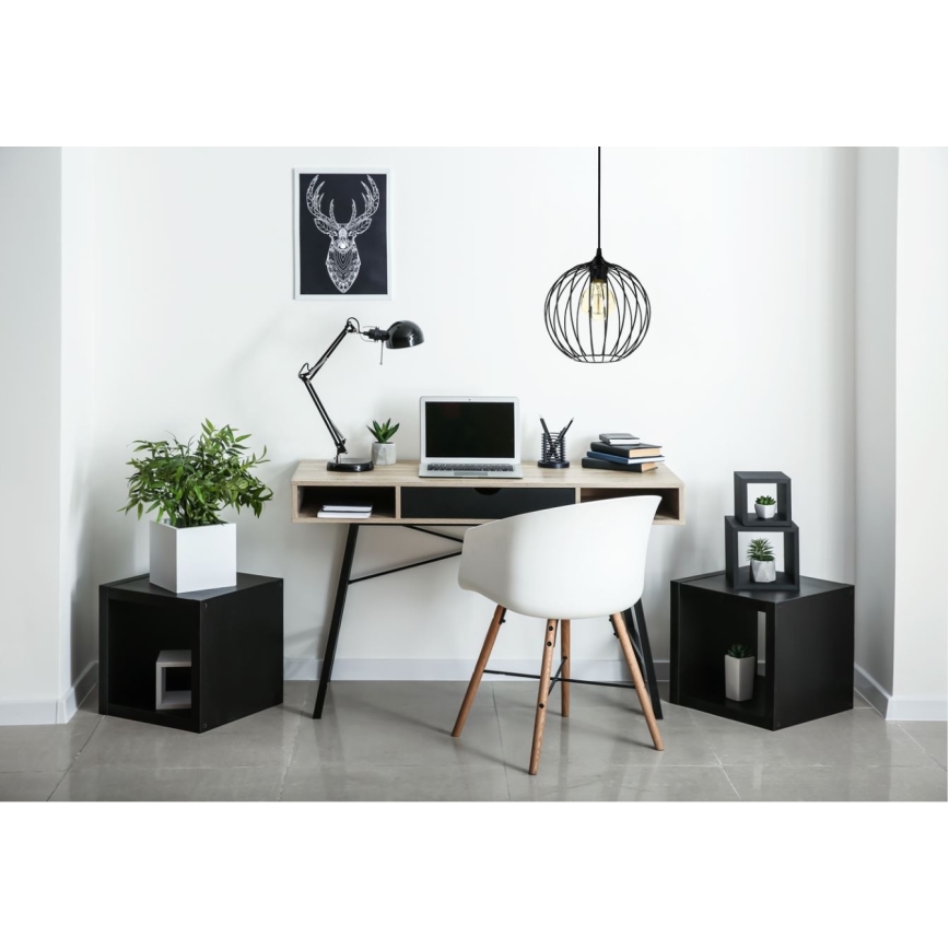 Lampadario a sospensione con filo MATT 1xE27/60W/230V