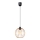 Lampadario a sospensione con filo MATT 1xE27/60W/230V nero/rame