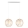 Lampadario a sospensione con filo MATT 2xE27/60W/230V bianco/rame