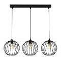 Lampadario a sospensione con filo MATT 3xE27/60W/230V