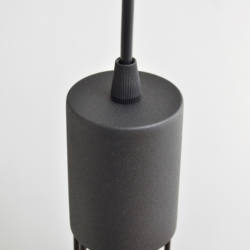Lampadario a sospensione con filo MELODY 1xE27/15W/230V nero