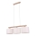 Lampadario a sospensione con filo MERCEDES 3xE27/40W/230V color crema/quercia