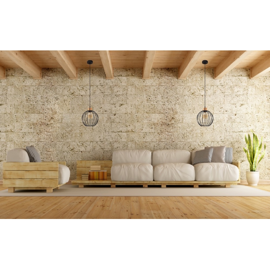 Lampadario a sospensione con filo MERCURE 1xE27/15W/230V