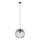 Lampadario a sospensione con filo MERCURE 3xE27/15W/230V diametro 40 cm nero