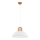 Lampadario a sospensione con filo MIGOT 1xE27/15W/230V beige/oro