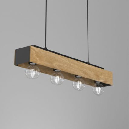 Lampadario a sospensione con filo MILUZA 4xE27/15W/230V