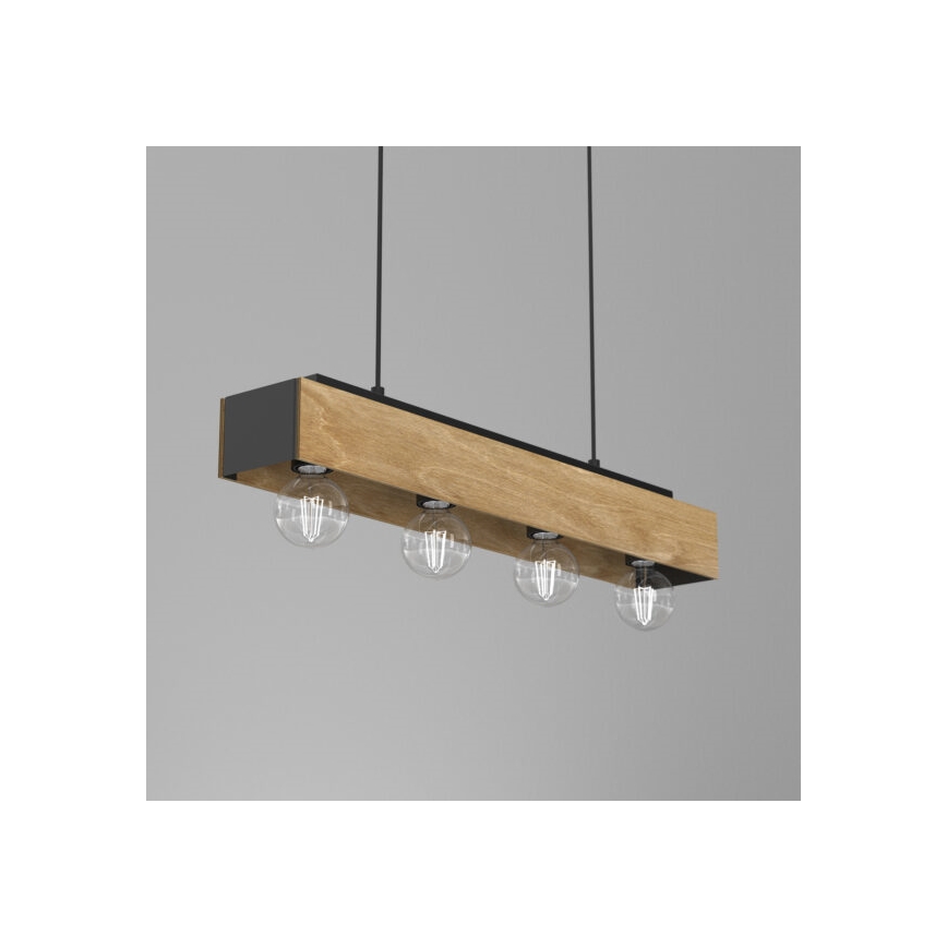 Lampadario a sospensione con filo MILUZA 4xE27/15W/230V