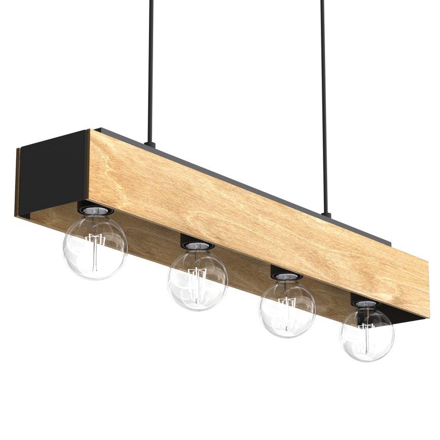 Lampadario a sospensione con filo MILUZA 4xE27/15W/230V