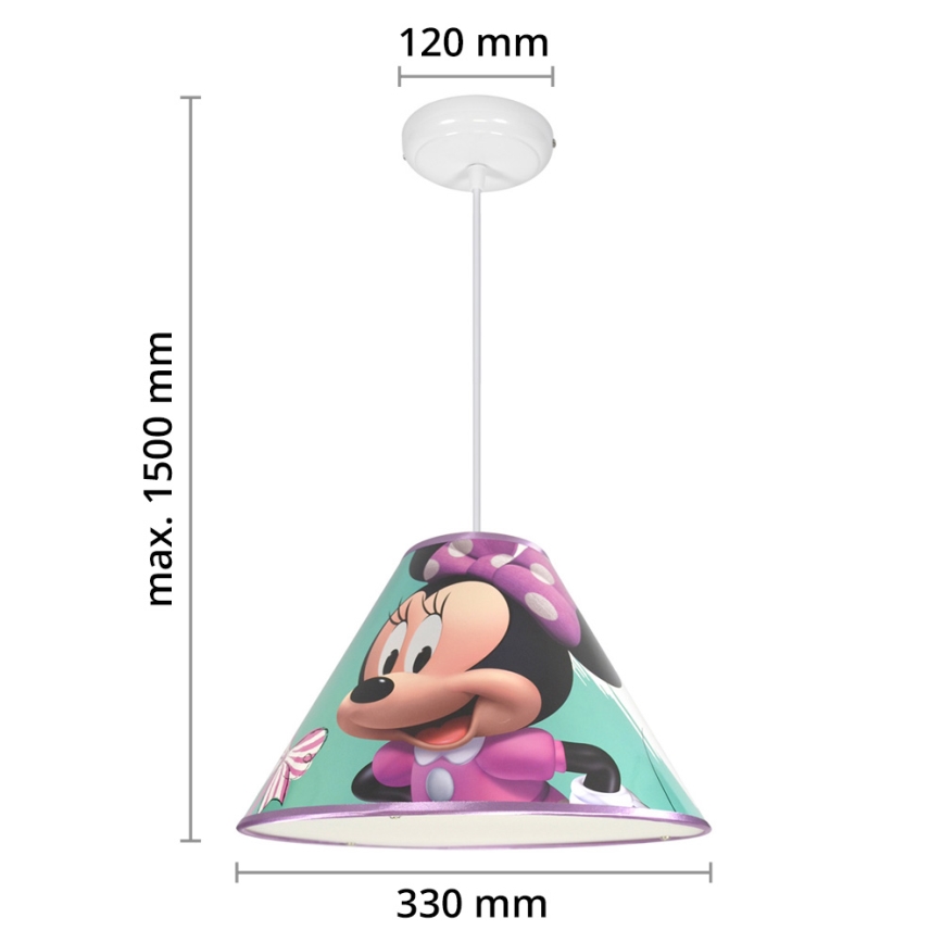 Lampadario a sospensione con filo MINNIE MOUSE 1xE27/40W/230V