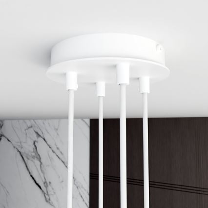 Lampadario a sospensione con filo MODUS 4xGX53/10W/230V bianco