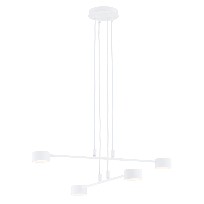 Lampadario a sospensione con filo MODUS 4xGX53/10W/230V bianco