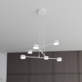 Lampadario a sospensione con filo MODUS 6xGX53/10W/230V bianco