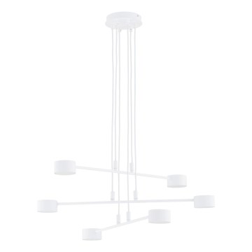 Lampadario a sospensione con filo MODUS 6xGX53/10W/230V bianco
