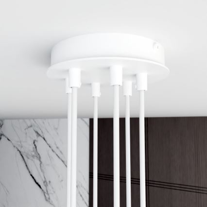 Lampadario a sospensione con filo MODUS 6xGX53/10W/230V bianco