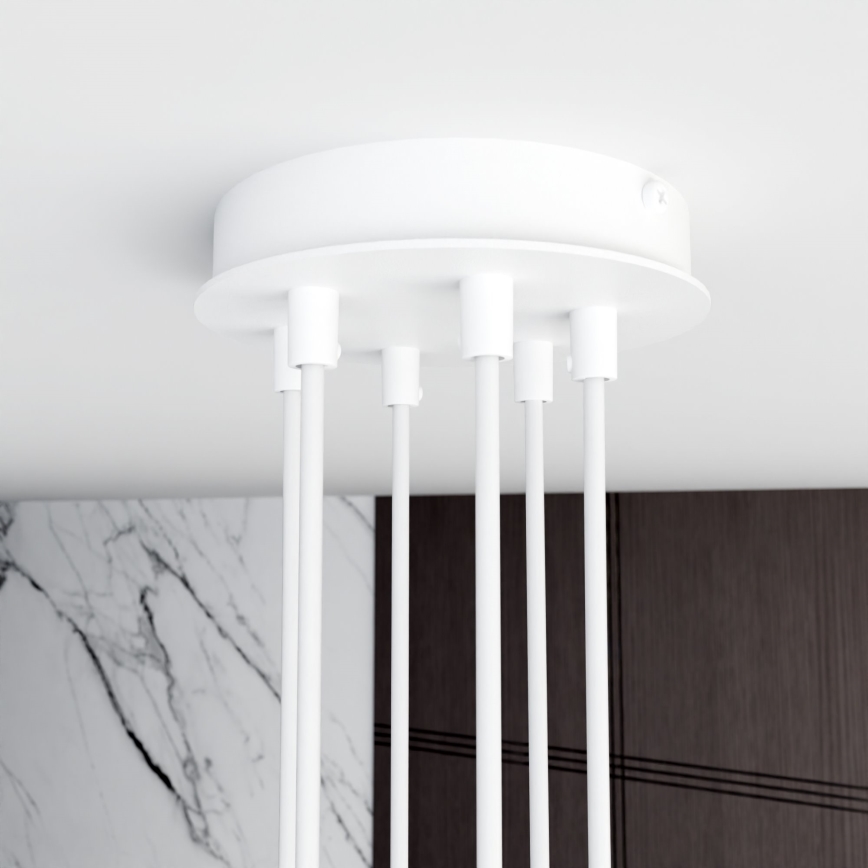 Lampadario a sospensione con filo MODUS 6xGX53/10W/230V bianco