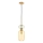 Lampadario a sospensione con filo MOLLY 1xE14/40W/230V diametro 12 cm oro/arancione/verde