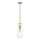 Lampadario a sospensione con filo MOLLY 1xE14/40W/230V diametro 12 cm oro/verde/rosa