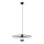 Lampadario a sospensione con filo MONTANA 1xE27/15W/230V diametro 45 cm nero