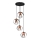 Lampadario a sospensione con filo MOONLIGHT 4xE27/15W/230V nero/rame