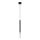 Lampadario a sospensione con filo MOSAIC 1xG9/12W/230V nero/cromo lucido