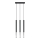 Lampadario a sospensione con filo MOSAIC 3xG9/12W/230V nero/cromo lucido