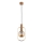 Lampadario a sospensione con filo MUFI 1xE14/10W/230V oro/beige
