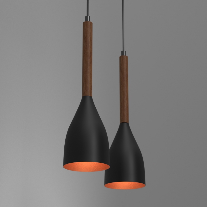 Lampadario a sospensione con filo MUZA 2xE27/60W/230V