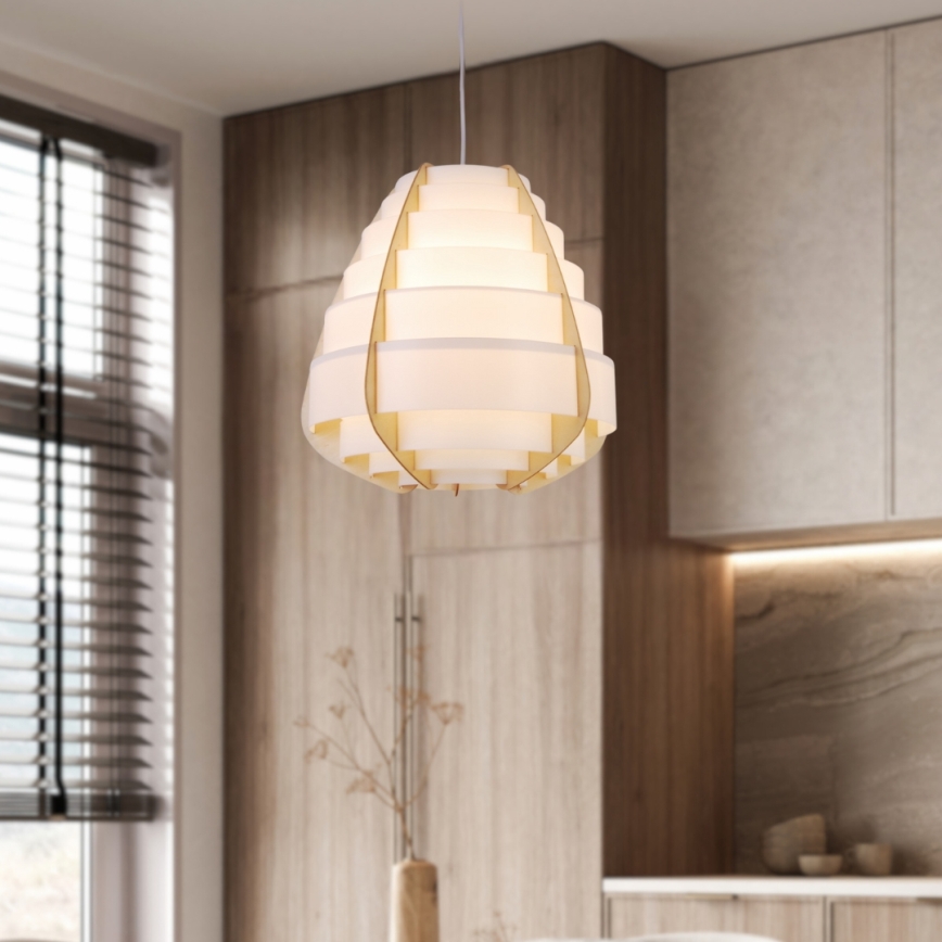 Lampadario a sospensione con filo NAGOJA 1xE27/40W/230V