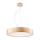Lampadario a sospensione con filo NATURAL 3xE27/60W/230V ø 47 cm pino