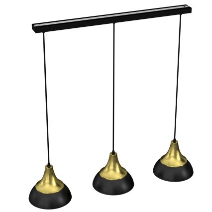 Lampadario a sospensione con filo NERGIS 3xE27/60W/230V