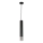 Lampadario a sospensione con filo NEST 1xGU10/8W/230V nero/cromo lucido