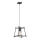 Lampadario a sospensione con filo NETI 1xE27/15W/230V nero