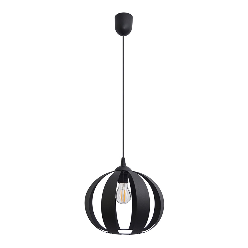 Lampadario a sospensione con filo NEWTON 1xE27/15W/230V nero