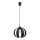 Lampadario a sospensione con filo NEWTON 1xE27/15W/230V nero