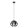 Lampadario a sospensione con filo NEWTON 1xE27/15W/230V nero