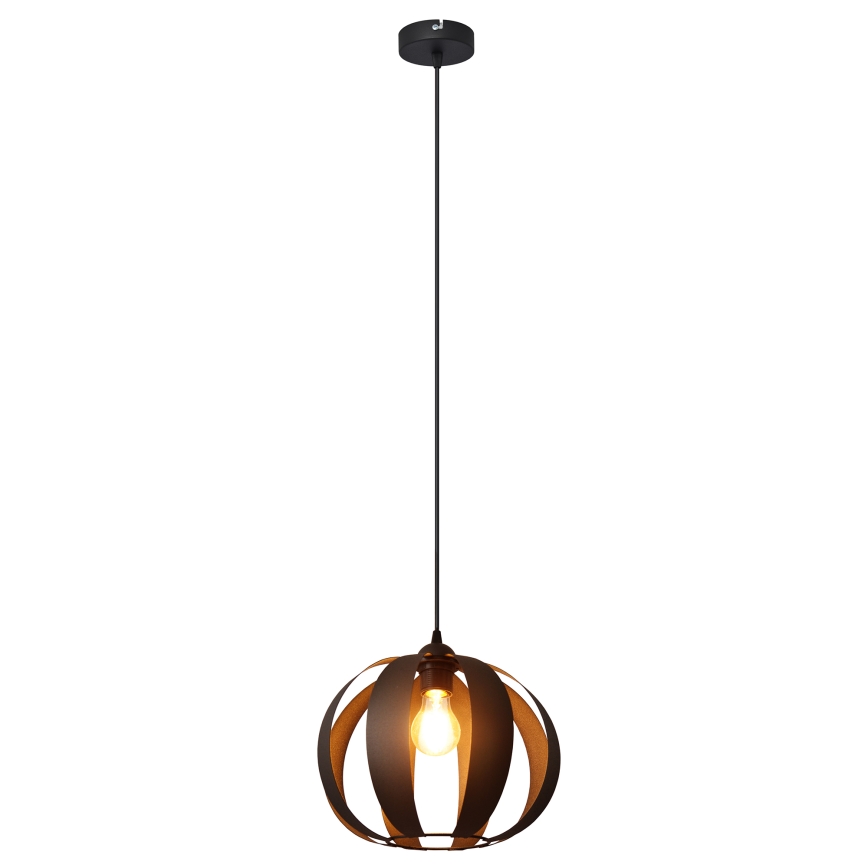 Lampadario a sospensione con filo NEWTON 1xE27/15W/230V nero