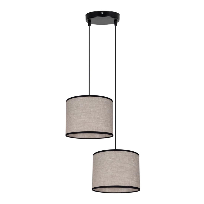 Lampadario a sospensione con filo NEXO 2xE27/60W/230V diametro 22 cm