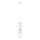 Lampadario a sospensione con filo NICUS 1xE27/15W/230V bianco