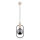 Lampadario a sospensione con filo NIKI 1xE14/10W/230V nero/beige