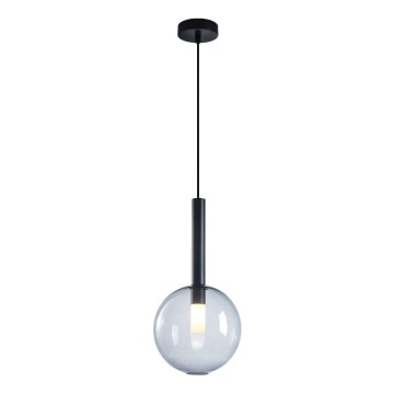 Lampadario a sospensione con filo NIKO 1xG9/9W/230V diametro 20 cm nero